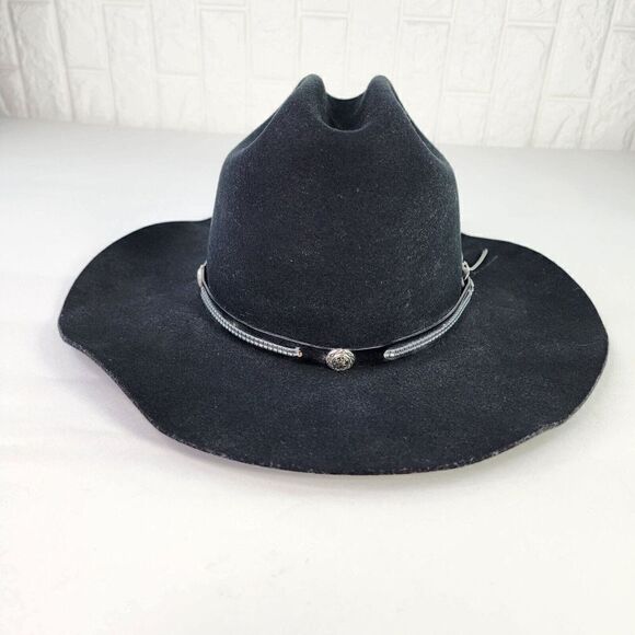 Eddy Bros Cowboy Hat Size 7 1/4 Rogo II Wool Long Oval Western Hats - Picture 3 of 10
